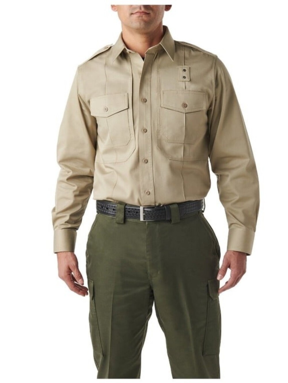 5.11 Work Gear Men's Twill PDU Class B Long Sleeve Shirt Polycotton Teflon XL